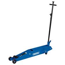 Draper 03463 Long Chassis Trolley Jack 3 Tonne Vehicle Quick Lift Blue