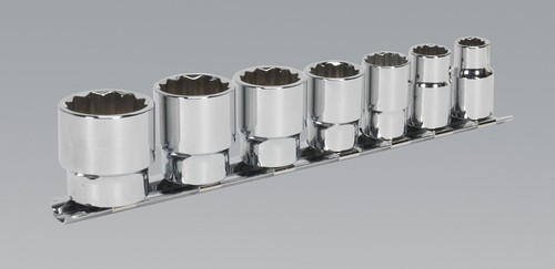Sealey socket set 7pce 8 - socket,