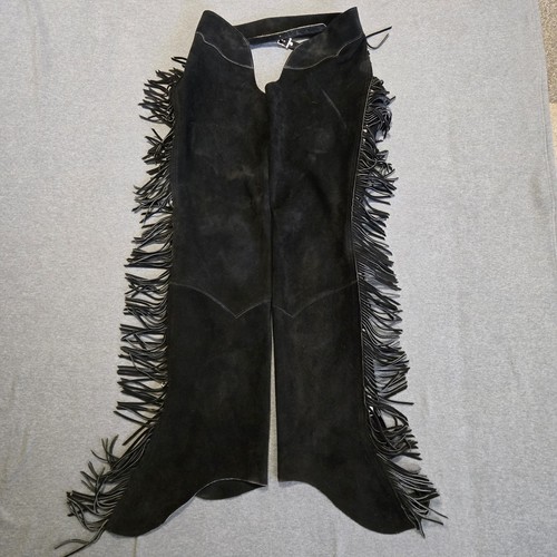 Black suede leather - leather, horse