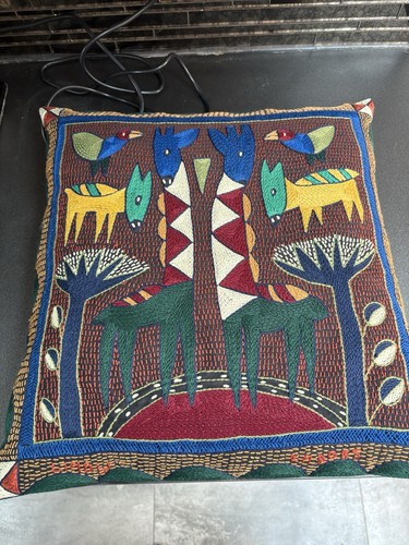 Vintage kaross giraffe - vintage, cushion