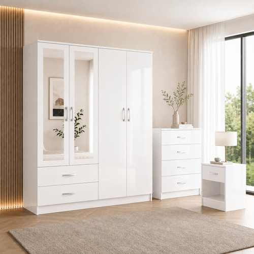 High gloss bedroom furniture - gloss,