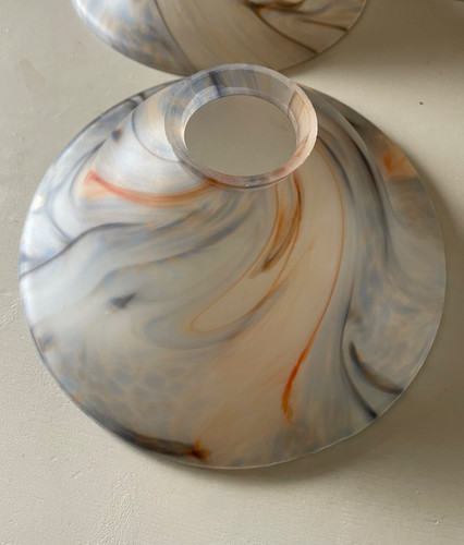 Vintage smoked blue orange - vintage,