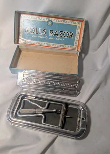 Vintage art deco - art, razor