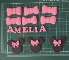 Pink Minnie Mouse Edible Cake