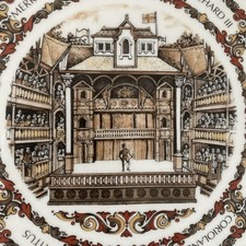 Wedgwood Plate - Globe Theatre