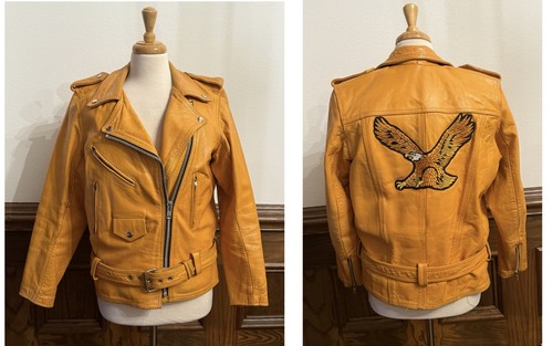 Vintage yellow leather - vintage,