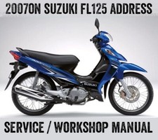 2007-2015 Suzuki FL125  FL125S