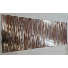 Modern abstract metal wall