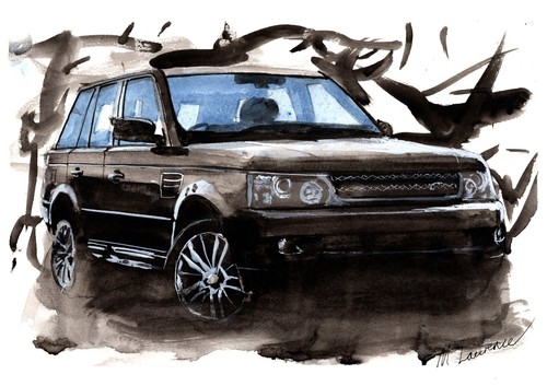 Painting range rover - painting,