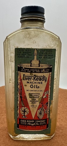 Vintage ever ready machine oil - vintage,