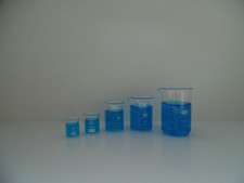 Glass beaker set 5ml - glass,