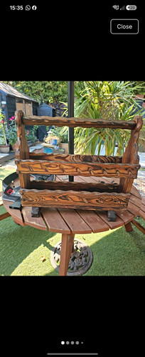 Freestanding wooden magazine - freestanding,