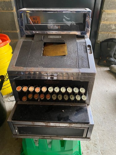 Art deco cash register black - deco,