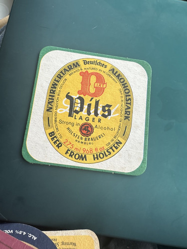 Vintage pub beer mat card - vintage,