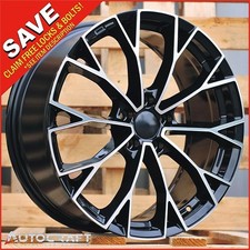 19" WARMENAU BP Style ALLOY WHEELS X4 - TYRES Fits : SEAT / SKODA PCD: 5x112
