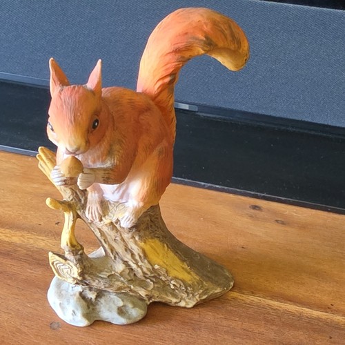 Ceramic squirrel figurine - squirrel,