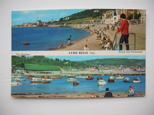 Lyme regis postcard - postcard,, dorset