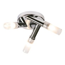 Modern Chrome & Glass IP44
