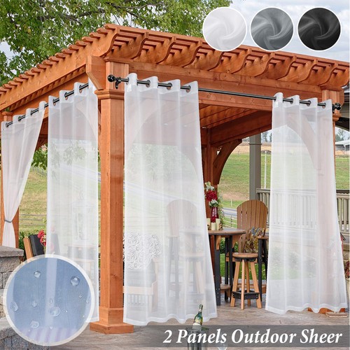 Outdoor sheer curtains - sheer, voile