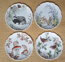 ROYAL ALBERT THE COUNTRY WALK SEASONS COLLECTION SET OF 4 PLATES
