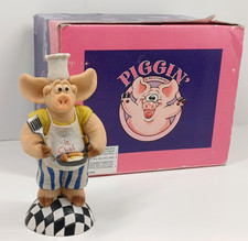Piggin' Top Chef Collectable Figurine By David Corbridge (2002)