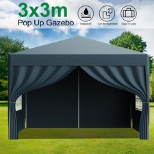 LOEFME Pop Up Gazebo 3x3m