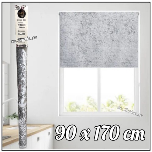 Blackout silver crushed velvet - blackout,