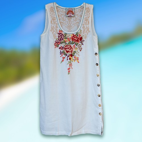 Johnny was embroidered linen - johnny,