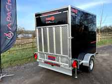 New Apache 8x5 Box Trailer 6ft High Cube Plus Extra High Load Area 6ft- UK MADE