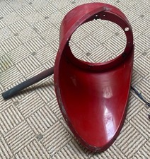 ORIGINAL JAGUAR E-TYPE S1.5 HEADLAMP SCOOP RH BD28428. Factory Chalk Marks