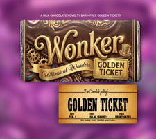 Willy Wonka Chocolate bar With