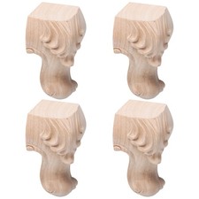 4 Pcs Decorative Wooden