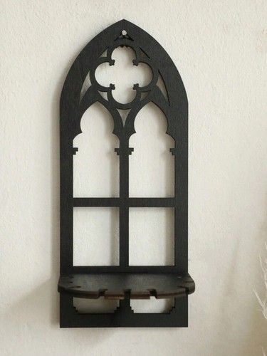 Gothic arch wall shelf - arch,