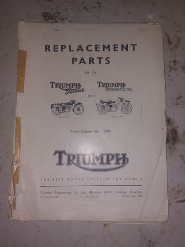 Triumph terrier and - terrier,