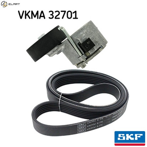 Vribbed belt set vkma 32701 - vribbed,
