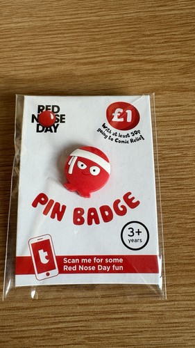 Red nose day - red,