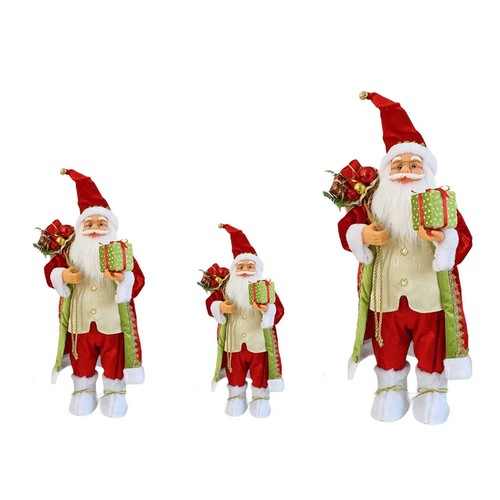 Christmas doll standing - doll,, santa
