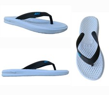 Nike Cobalt Tint/Neon Turq Solay Kids Flip Flops Size UK 10.5 / EUR 28 / 17cm