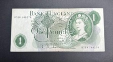 Old Bank Of England £1 One Pound Bank Note H76W 149278 #N88