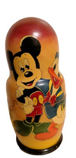 Disney Mickey Mouse & Friends - 5 Russian Nesting Dolls,Matrioshka