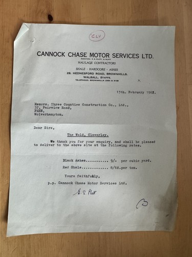 Ephemera cannock chase motor - ephemera,