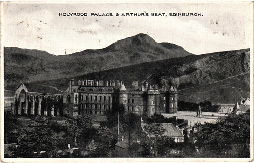 Holyrood edinburgh postcard - edinburgh,
