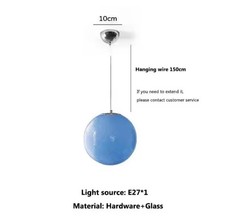 Murano Lollipop Glass Pendant