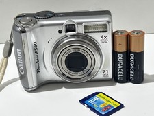 Canon Digital Camera PowerShot A560 7.1MP Silver Tested