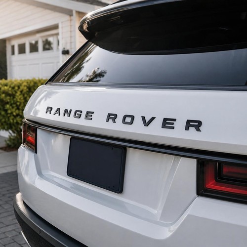 Gloss black hood letters - 3d,