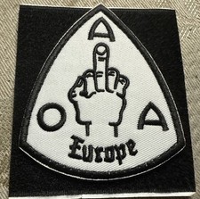 OUTLAWS mc PATCH-(A.O.A EUROPE) PATCH-HOOK & LOOP BACK - 3.5” FAST USA SHIPPED