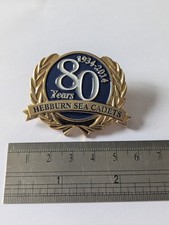 Hebburn Sea Cadets 80 Years Enamel Pin Badge