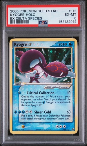 Psa kyogre gold star 112 - kyogre, 112/113