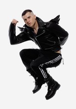 Adidas X Jeremy Scott Fringe Trouser Pants Tracksuit S-M Black Rare