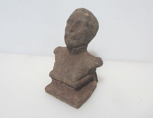 Antique iron statue figure - antique,